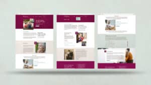 Lily Hospice Website Mocks