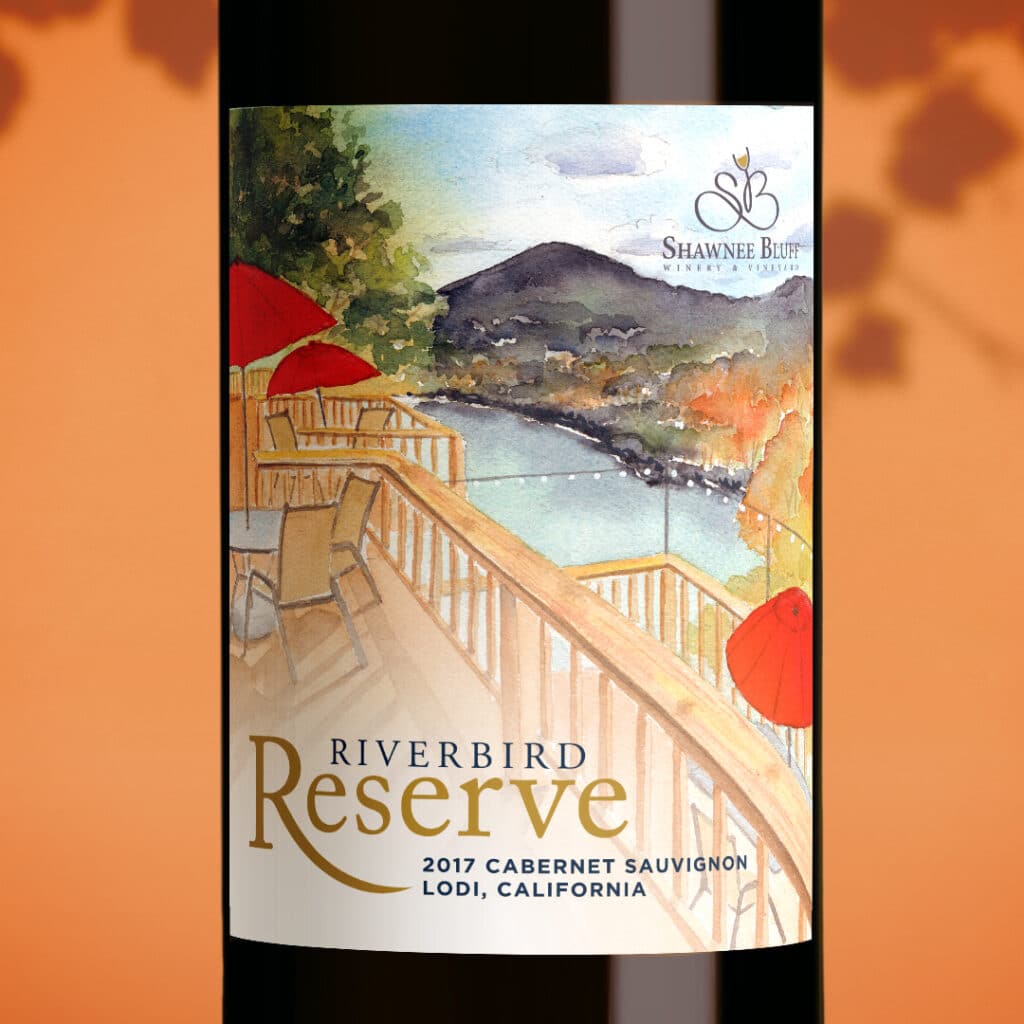 Watercolor Wine Label