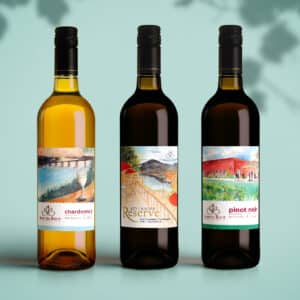 Watercolor Wine Labels