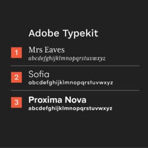 3 Great Adobe Typekit Fonts