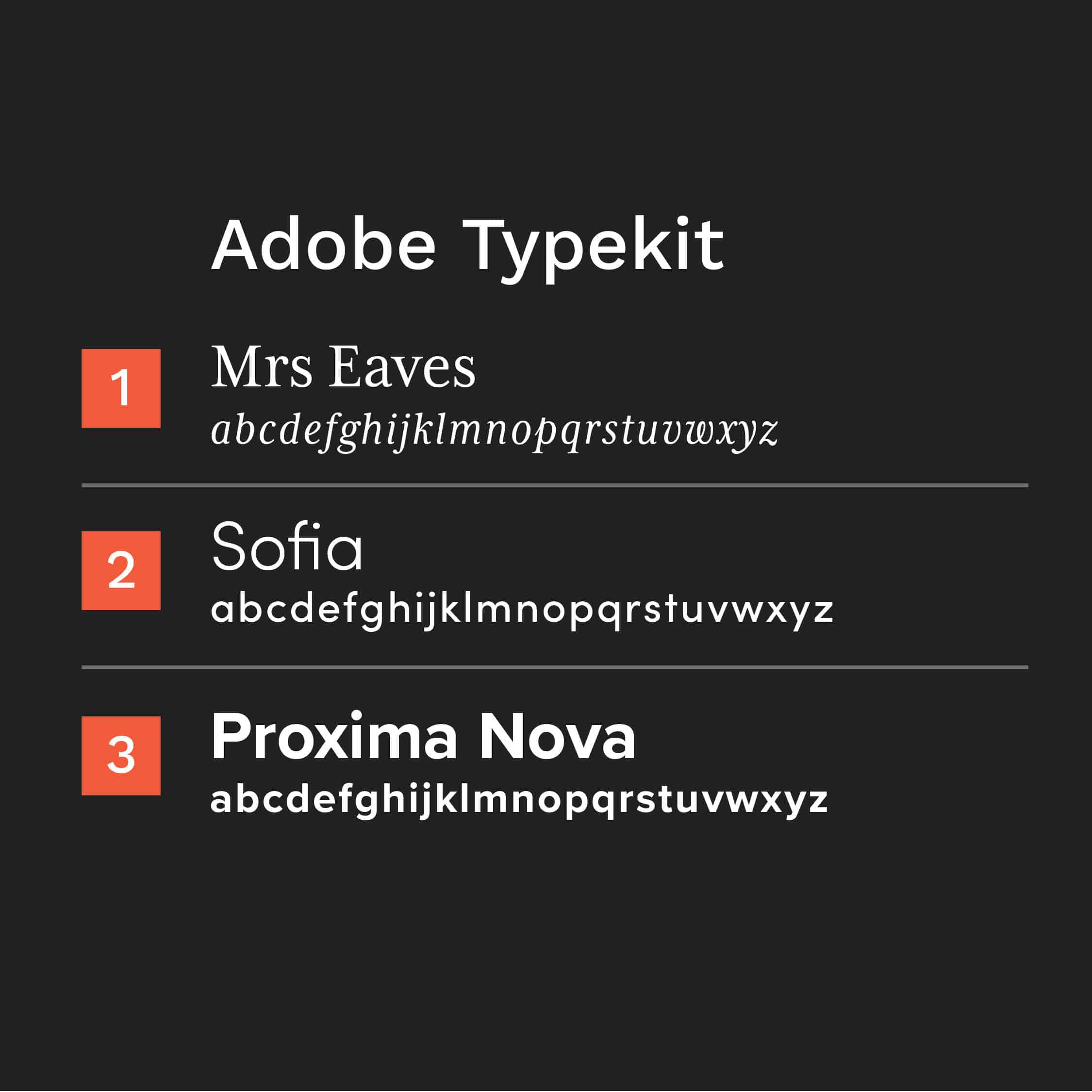 3 Great Adobe Typekit Fonts