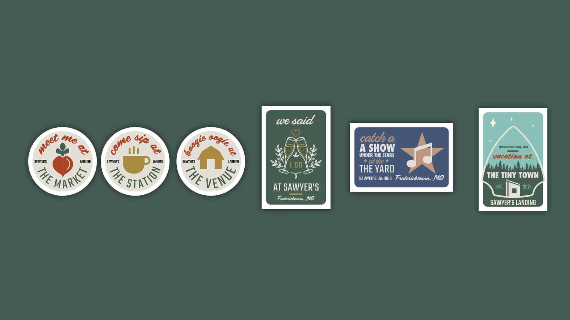 Sawyer's Landing Stickers