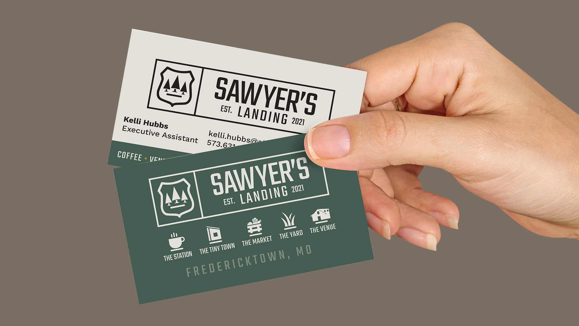 Sawyer's Landing Business Cards